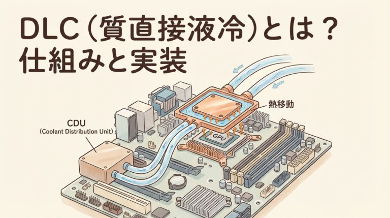 DLC（直接液冷）とは？｜仕組み・種類・NVIDIAサーバーへの実装を解説