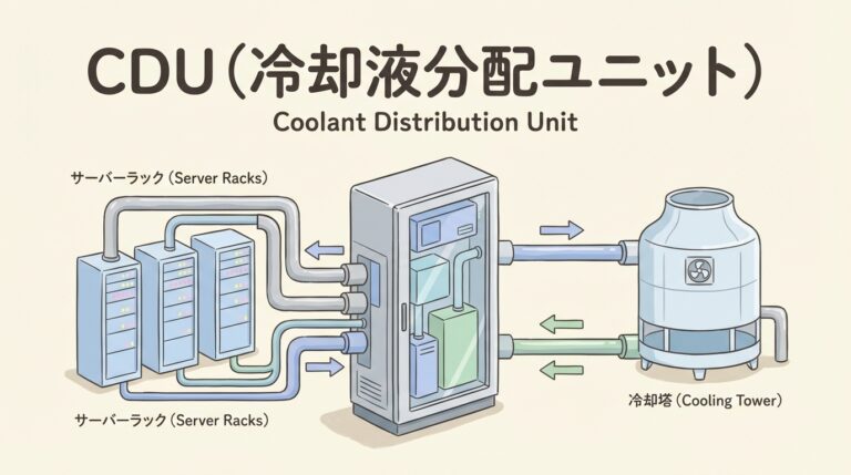 【完全図解】CDU（冷却液分配ユニット）とは？｜液冷システムの心臓部を初心者向けに解説