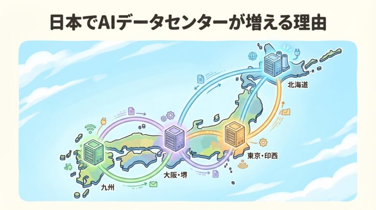 【完全図解】日本でAIデータセンターが増える理由｜なぜ今こんなに注目されるのか