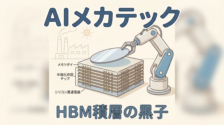 AIメカテックとは？HBM積層を支える黒子企業【図解】