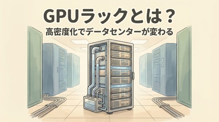 【完全図解】GPUラックとは？「高密度化」でデータセンターが変わる理由