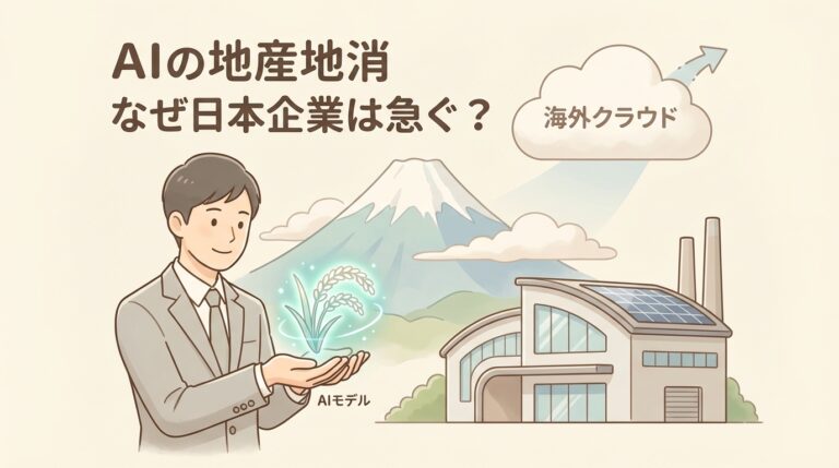 AIの「地産地消」が始まる。なぜ日本企業はローカルAIを急ぐのか？