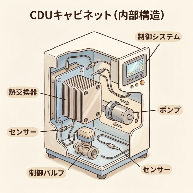 【完全図解】CDU（冷却液分配ユニット）とは？｜液冷システムの心臓部を初心者向けに解説 | AIインフラLab