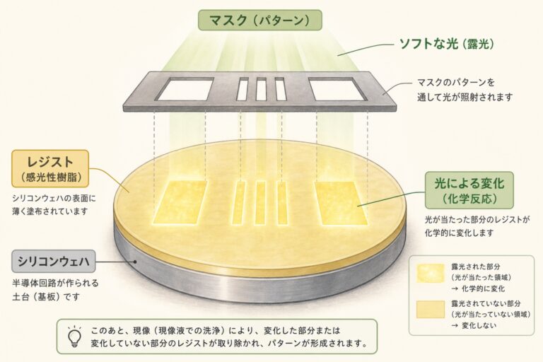 【完全図解】レジストとは？日本企業が強い「光で変質する薬品」の仕組みと主要メーカー