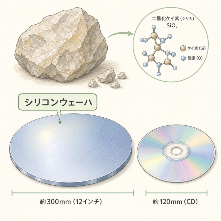 【完全図解】シリコンウェーハとは?半導体の「土台」を解説 | AIインフラLab