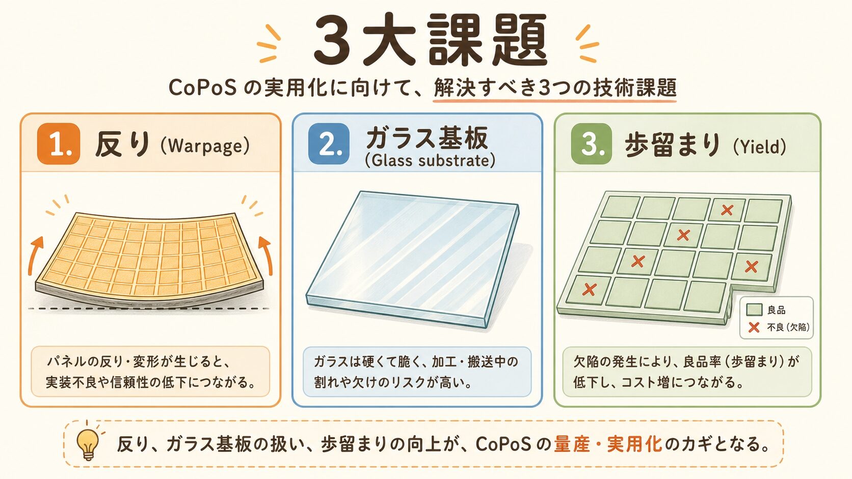 【完全図解】CoPoS（Chip on Panel on Substrate）とは｜CoWoSの次に来る”パネル革命” | AIインフラLab