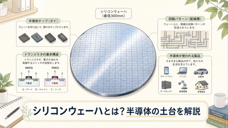 【完全図解】シリコンウェーハとは?半導体の「土台」を解説 | AIインフラLab