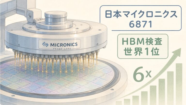 日本マイクロニクス（6871）とは？メモリ用プローブカード世界シェア1位、HBM検査を支える会社を解剖