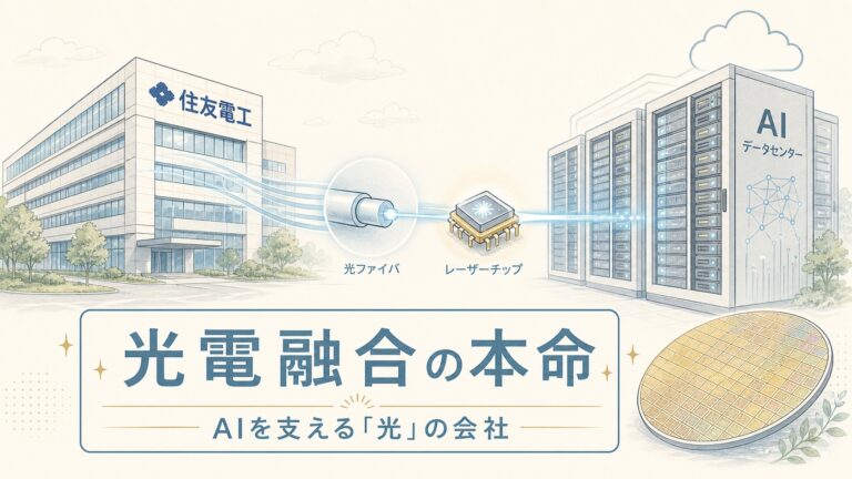 住友電気工業（5802）とは？AI光電融合の「光の接続」を握る化合物半導体の実装本命
