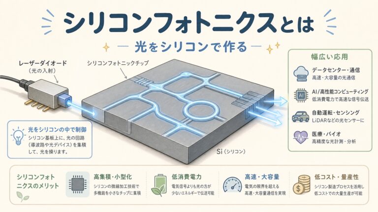 シリコンフォトニクスとは？｜光を"シリコンで作る"次世代技術